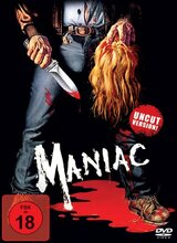 (Maniac (Kopie)) Frank Zito hatte eine harte Kindheit, seine Mutter hat ihn wirklich ziemlich schlecht behandelt, so daß er heute ein geschädigtes Verhältnis zu Frauen hat und sich deshalb lieber in seinem kleinen Zimmer im Hinterhof mit Schaufensterpuppen amüsiert. Nebenbei tötet er auch noch einige Frauen, meistens Prostituierte, die er skalpiert und die Haare dann seinen Plastikdamen zu Hause aufsetzt. Dann lernt er allerdings eine Fotografin kennen und die zwei verlieben sich im Laufe der Geschichte tatsächlich miteinander, doch als Zito mit ihr das Grab seiner Mutter besucht, brechen die alten Gefühle wieder durch.. Artikelbild